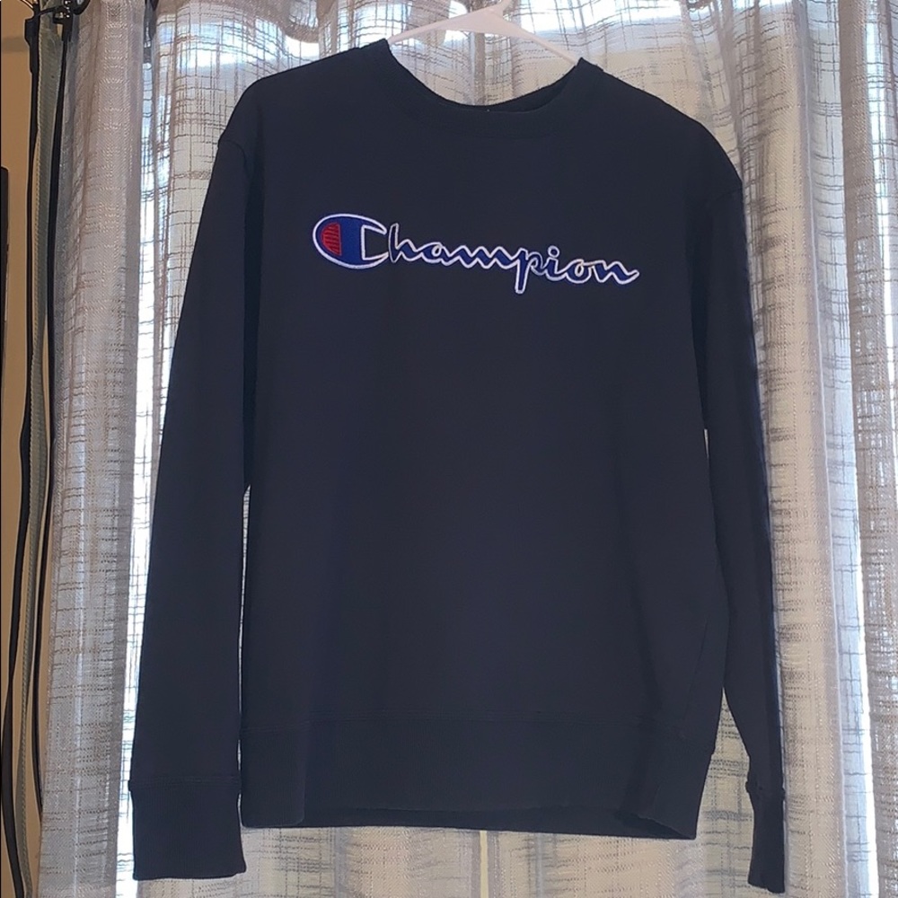 Navy blue champion crewneck